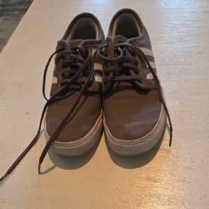 adidas Brown and White Men's Sneakers